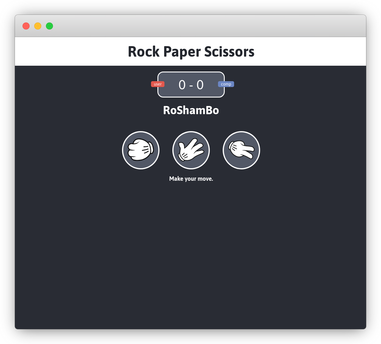 Rock Paper Scissors